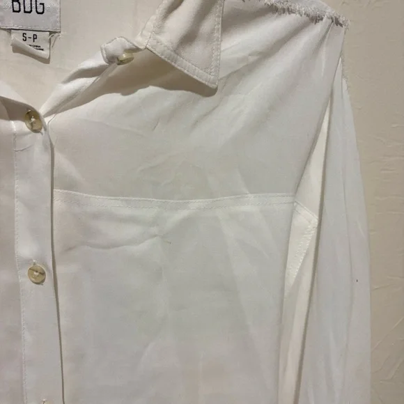 BDG Urban Outfitters Fringe Button Down Top - Picture 5 of 10